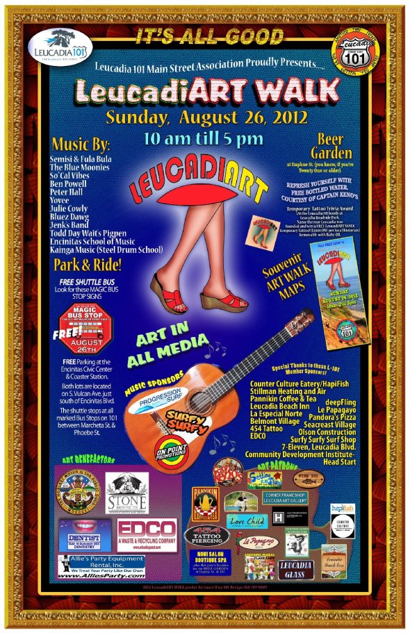 2012 Art Walk poster